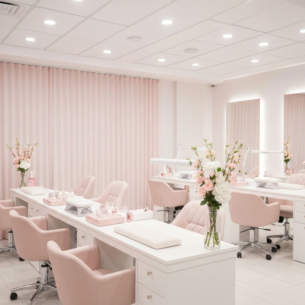 The welcoming interior of Lucky Nails & Beauty salon in Point Cook Shopping Centre